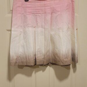 Ombre Daisy Fuentes pleated skirt 8P